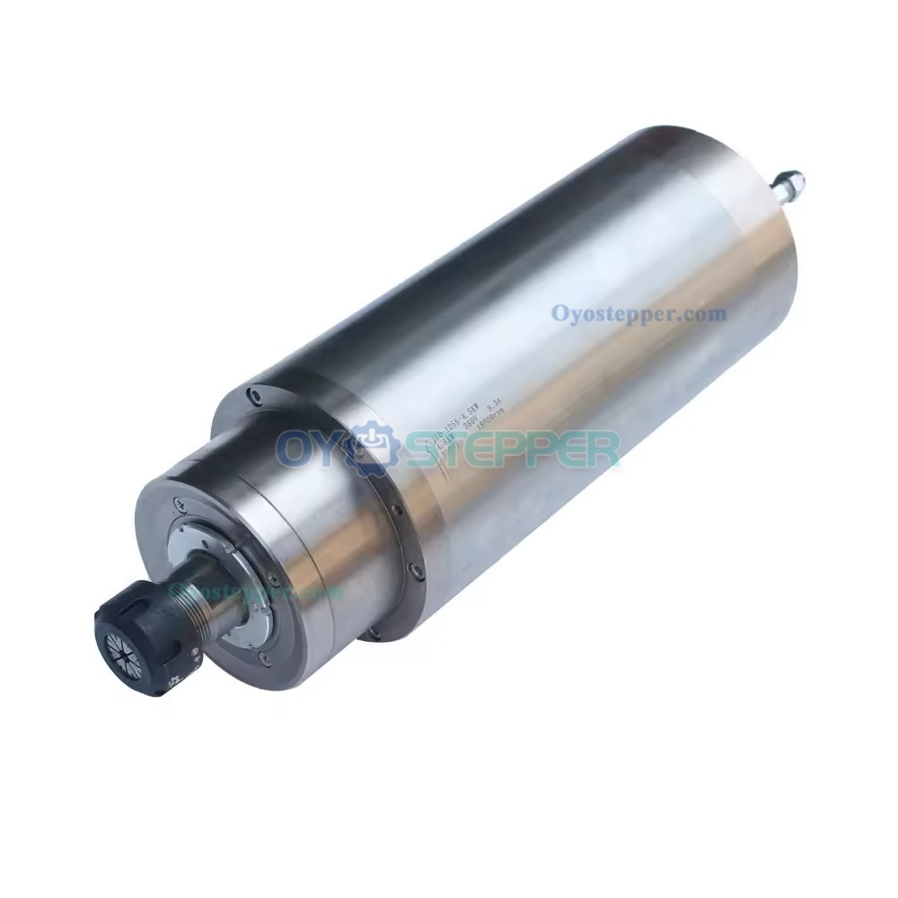 4.5KW 220V/380V Water Cooled Spindle Motor Kit +5.5KW VFD Inverter + 125mm Clamp+100W Water Pump